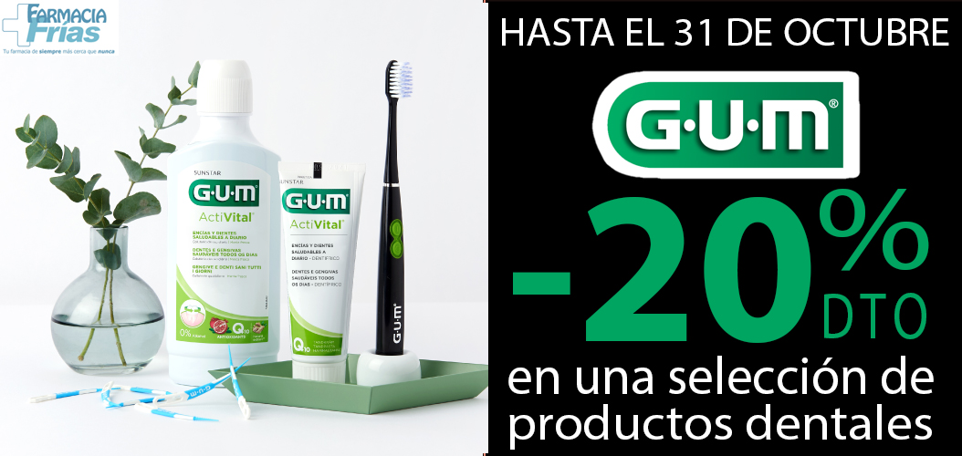 Promoción Gum Dental en Farmacia Frias